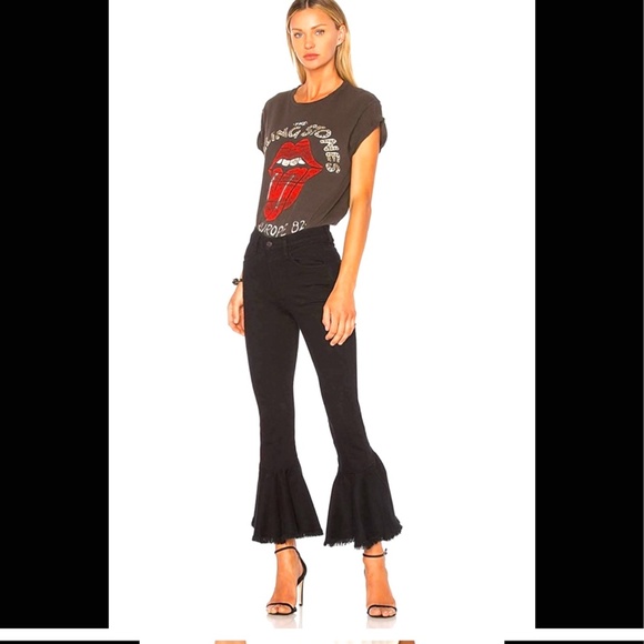Citizens of Humanity Drew Flounce Jeans Soiree Boho Flare in Black- Size 31 - Picture 1 of 15